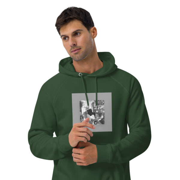 Unisex eco raglan hoodie - Image 9