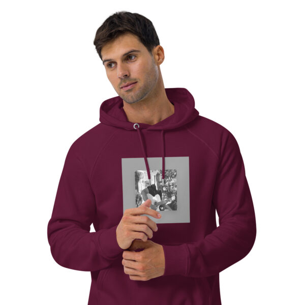 Unisex eco raglan hoodie - Image 3