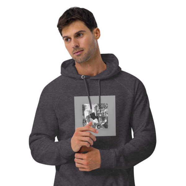 Unisex eco raglan hoodie - Image 6